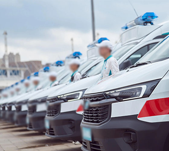 丹巴县服务车队展示